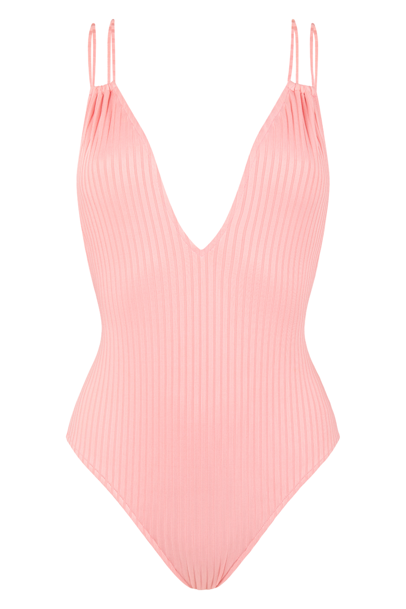 anja swimwear one-piece bathing suit le piccolo pink front