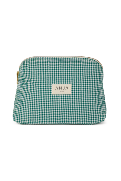 La Trousse De Toilette Anja - Vichy Vert