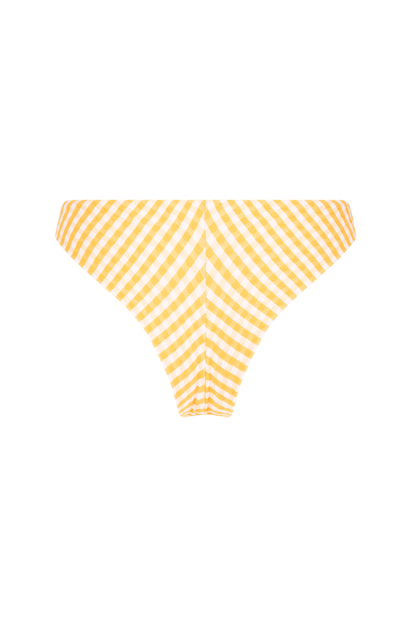 anja bas bikini culotte tanga le canon vichy jaune derrière