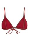 anja haut bikini triangle pétillant terracotta derrière