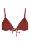 anja haut bikini triangle pétillant terracotta devant