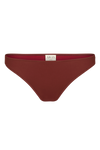 anja bas bikini culotte basse la rusée terracotta devant