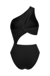 anja maillot de bain asymétrique le fidèle noir anja paris