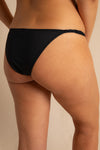 anja low-rise bottom l'époustouflante  black close-up back