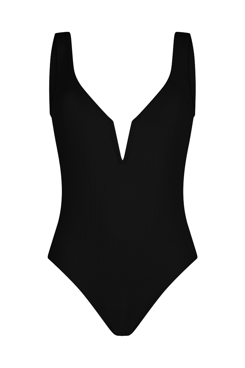 anja swimsuit one-piece bathing suit le sensuel black front