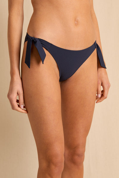 La Magnifique - Navy - Tie side bikini bottom