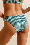 anja low-rise bottom la rusée vichy vert close up dos