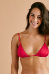 Le Pétillant - Corail - Triangle bikini top