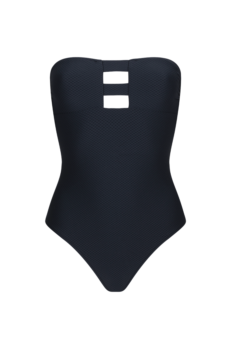 anja swimsuit one-piece l'espiègle navy front